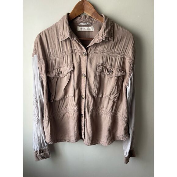 Free People Brown and White Jacket - Picture 3 of 9